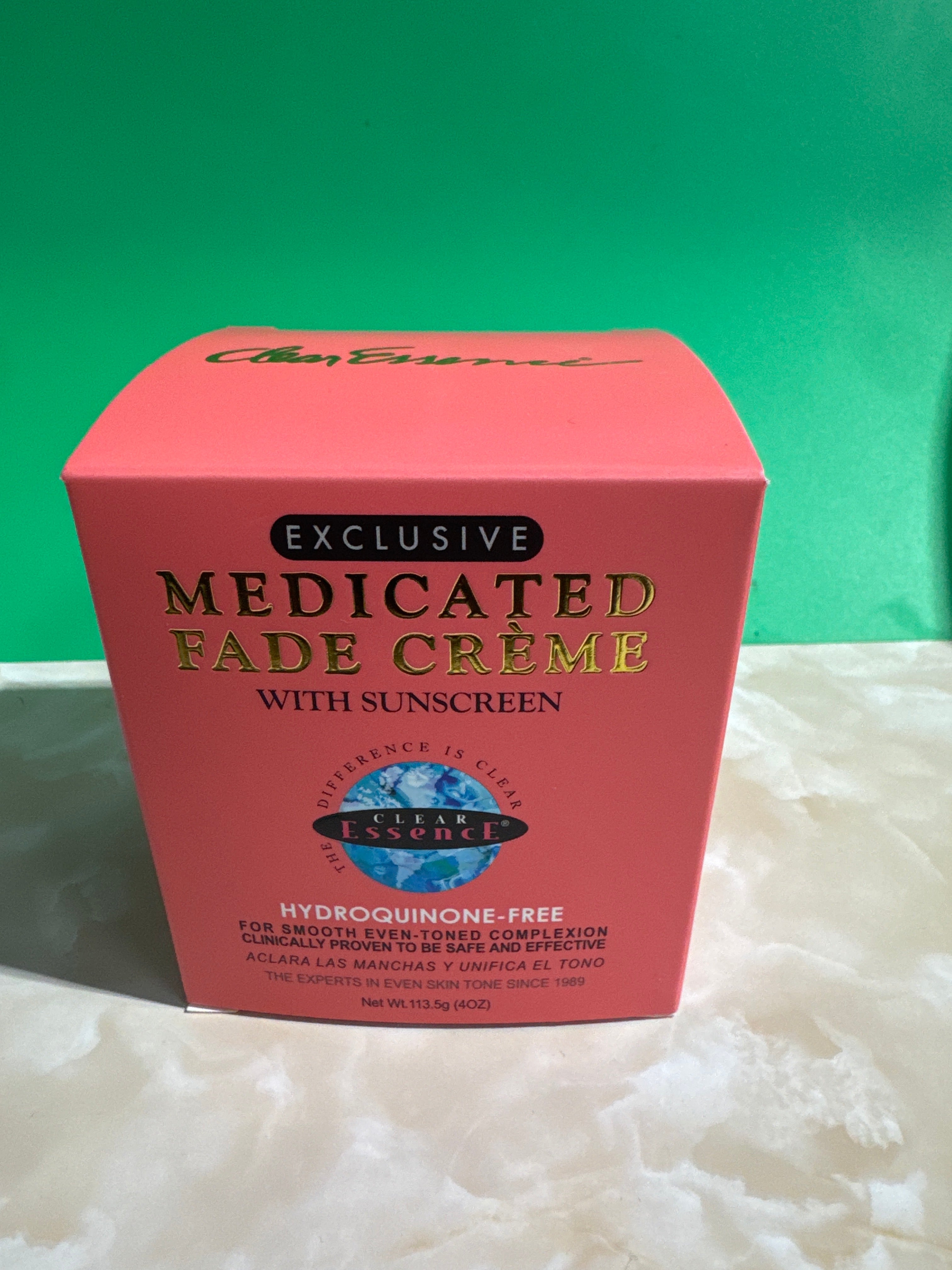 CLEAR ESSENCE MEDICATED FADE CREAM WITH SUNSCREEN Bogolo hair & beauty Supply